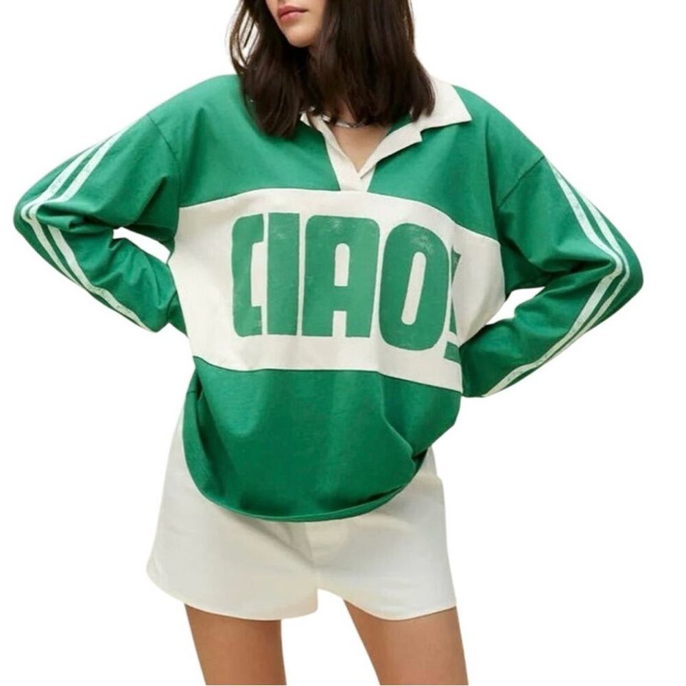 Daydreamer Green and White Ciao Sweatshirt